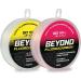 Beyond Fluorocarbon Leader Fishing Line - 100% Pure Fluorocarbon Material - Abrasion Resistant - Invisible Underwater - Shock Resistant - Knot Strength - 40LB - Buy Online on GoSupps.com