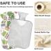 Hot Water Bottles with Cactus Cover - 2L Pain Relief Bag for Adults & Children | Warm Water Therapy - Buy Online on GoSupps.com
