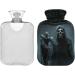 NAANLE Skull Sensensmann Hot Water Bottle 1L Transparent Hand/Foot Warmer for Pain Relief & Heat Therapy | International Shipping - Buy Online on GoSupps.com