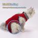 CLLRYBO Katzenbody - After Op Castration Pet Medical Surgical Shirt for Cats | Red L - Recovery Suit for Cats - Buy Online on GoSupps.com