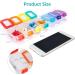 Fullicon Weekly Pill Box 7 Day Large Tablet Organizer - Moisture & Spill Proof Vitamin & Fish Oil Organizer with Secure Buckle - Buy Online on GoSupps.com