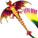 Laptony dragons children and adults easy to fly in the park in strong or light wind beach creation of memories with family members Red Dragon
