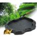 Reptile Rock Food Water Dish Food Bowl Worm Feeder Durable Pet Feeder Dish for Tortoise Lizard Gecko Scorpion chameleons (M-Green) M Green - Buy Online on GoSupps.com