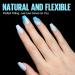 Tomicca Ballerina Short Nail Tips - 450 Full Cover Soft Gel Tips Pre-shaped Matt Art Nails 15 Sizes for Geln gel - Buy Online on GoSupps.com