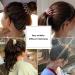 Bird Nest Magic Hair Clip Set - TOBATOBA Hair Holder Clips for Thin Hair - Expandable Ponytail Holder and Bun Maker Hair Accessories - 5Pcs Matte Plastic Bird Nest Clips for Women and Girls - Buy Online on GoSupps.com