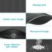 Kaxionage Cat Litter Mat - Double Layer Honeycomb Design for Scatter Control, Waterproof & Easy to Clean - 15 x 24 - Grey - Buy Online on GoSupps.com