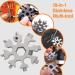 Multitool 18 In 1 Snowflake Multi tool for Outdoor Camping Survival Accessories- Stocking Stuffers Mens Gifts  Screwdriver - Hexagonal Spanner - Ring Spanner - Bottle Opener 3-Snowflake Multi Tool - Buy Online on GoSupps.com