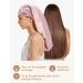 Lilysilk 100% Mulberry Silk Hair Hood - 19 Momme Sleeping Cap for Curly Hair - Peach Pink Night Hat for Women - Buy Online on GoSupps.com