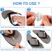 EXCEART 6 Pairs Clear Gel Shoe Pads - Silicone Toe Protectors for Sandals | Non-Cushion Split Toe Guards - Buy Online on GoSupps.com