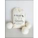 Wool Dryer Balls 6 Pack 100% Natural Premium New Zealand Wool Reusable Reduce Drying Time Soften Clothes Reduce Wrinkles Eco-Friendly