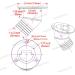 Shenghuiss 1-1/2 Stainless Steel Boat Deck Fill Kit | Gas/Water/DEO Fuel Cap | Marine Grade 316 Angled Neck | Keyless Cap | 38mm - Buy Online on GoSupps.com