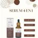 4-in-1 Face Serum with Niacinamide Vitamin C Hyaluronic Acid and Vitamin E Anti-Ageing Moisturising Anti-Stain Serum - Buy Online on GoSupps.com