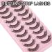 10 Pairs False Eyelashes Russian Strip Lashes Natural Look Russian Strip Lashes Reusable Fake Eyelashes for Daily Makeup Dating Outings Weddings - Buy Online on GoSupps.com
