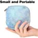 MUOOUM Tie Dye Wave Ship Pattern Sanitary Napkin Storage Bag - Portable Period Pouch for Women, Girls, Menstrual Cup Holder - Multi-colored - Buy Online on GoSupps.com