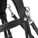 Sunride English Combined Bridle Berlin with Reins - Soft Real Leather Adjustable & Anatomical (Cob Black) | International Shipping Available - Buy Online on GoSupps.com