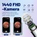 Buy AMDXD 1440p WiFi Otoscope Camera - Ear Wag Remote Ear Cleaner 8MP HD Ear Endoscope with IP4 Waterproof 6 LEDs for Adults Kids & Pets - Buy Online on GoSupps.com