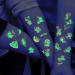 Bilizar Unicorn Glow in The Dark Temporary Tattoos - 15 Sheets | Luminous Waterproof Fake Tattoo Stickers for Kids | Fun & Cute Designs | Birthday Party Favor - Buy Online on GoSupps.com