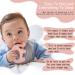XGYLVFEI Baby Teething Toy - BPA Free Silicone Elephant Teeth Ring for Babies 0-24 Months - Easy-to-Grip & Effective Teether (Pink) - Buy Online on GoSupps.com
