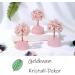 Xiannvxi Rose Quartz Crystal Money Tree - Feng Shui Natural Gemstones - Tree of Life Decor for Home & Office - Buy Online on GoSupps.com