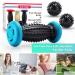 HOFASON Foot Roller Massage Ball Set for Plantar Fasciitis & Body Pain Relief - 1 Roller & 2 Spiky Balls - Foot Massager Reflexology Tool (Black Blue) - Buy Online on GoSupps.com