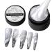 Solid Builder Gel for Nails Non-Sticky Solid Builder Gel for Hard Nails Smooth Manicure Decoration Glue for Beauty Charm Flower Sculpting Modeling and Design Mo