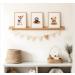 Happy Forest Animals A4 Poster - Baby Room Decoration | Childrens Room Wall Art | Murals for Young Girls - Buy Online on GoSupps.com