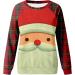Women's Christmas Sweatshirt - Snowman & Penguin Print O-Neck Raglan Top | Comfy Xmas Jumper in Beige XL - Buy Online on GoSupps.com