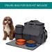 Modokers Airline Approved Pet Travel Bag - Weekend Dog Ice Set & Multifunctional Organizer for Dogs & Cats - Dark Gray - Buy Online on GoSupps.com