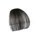 Hair Bangs Fake Air Bangs Synthetic Hair Extension Soft Light Air Hair Bangs Clip On Hair Extension False Straight Hair Bangs Fringe Clip in Bangs(Color:Black brown) 6inches Black brown