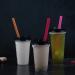 12 Pcs Reusable Boba Straws & Smoothie Straws Set | Angled Tips, BPA-Free | Includes 1 Storage Bag & 2 Brushes - Buy Online on GoSupps.com