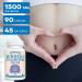 All-in-One Detox Binder Supplement 1500 MG - High Bioavailability Liver & Gut Detox with Activated Charcoal Zeolite & Bentonite Clay - 90 Vegan Capsules for Toxin Cleanse - Buy Online on GoSupps.com