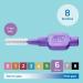 Tepe Interdental Brush Purple ISO Size 6 (1.1mm) - 16 Pack for Effective Interdental Cleaning - Buy Online on GoSupps.com