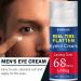 Men's Moisturizing and Firming Eye Cream containing retinol and hyaluronic acid deeply moisturizes and tightens the skin around the eyes bidding farewell to dryness - Buy Online on GoSupps.com