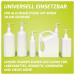 Asvita Fresh Mix Concentrate Dosing Pump - 1L Comfort Bottles (10 Pcs) - Food Safe Dispenser for Beverage Concentrates & Syrups - 28mm Thread - Buy Online on GoSupps.com