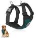 Slowton dog harness for dogs no pull safety harness Small medium dog breast harness Dog harness soft padded breathable xxxs green