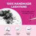 500 Wispy Lash Extensions | 5D Premade Fans | 0.07 CC Curl 12mm | Kim K Style Natural Volume Eyelash Extensions - Buy Online on GoSupps.com