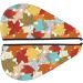 Hair Towel Wrap with Button - Quick Drying Turban for Effortless Hair Care | Fall Maple Leaves Design - Buy Online on GoSupps.com