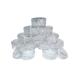 CRAVIING 12 Travel Containers Clear Round Sample Pots 5ml Empty Plastic Cosmetic Jars with lids Mini Cosmetic Containers for Creams Lotion Eye Shadow Makeup Glitter Storage