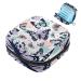 Women bands storage bag menstrual cup pocket girl travel big capacity make-up women bandage organizer vintage retro butterfly pattern color 2