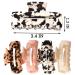 Large Acrylic French Design Hair Claw Clips - 4 PCS Tortoise Shell Grip Pins for Thick Hair - Buy Online on GoSupps.com