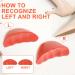 Adjustable Toe Filler Inserts for Loose Shoes - Wllhyf 2 Pairs Orange Shoe Pads for Men & Women - Buy Online on GoSupps.com
