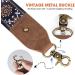 Seavilia Purse Strap - Adjustable Crossbody Guitar Replacement Strap in Vintage Brown Flower Pattern - Buy Online on GoSupps.com