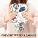 NAANLE Hot Water Bottle with Cover - Ethnic Paisley Flower Design 1L Transparent Water Bottle for Back Pain Relief & Hand/Foot Warmers | Hot & Cold Therapy - Buy Online on GoSupps.com