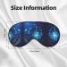 Daisy Flowers Print Unisex Eye Mask | Soft Comfortable Light-Blocking Sleep Mask - International Shipping Available - Buy Online on GoSupps.com