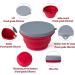 Willa + Woody 3 Pack Collapsible Camping Cookware Set with Bowls, Cup & Lids - Compact and BPA-Free for Hiking, Backpacking, Traveling, Fishing, and Picnics - Buy Online on GoSupps.com