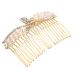 MAGICLULU Alloy Rhinestone Hair Comb Rhinestone Bow Tie Pearl Headpiece Rhinestone Hair Clip Bridal Headpiece Comb Bridal Hair Comb Pearl Hair Accessories Rhinestones Wedding Crystal Bride