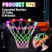 LED Basketball Hoop Set - 16 Colors Light, Glow in The Dark Net with Remote Control, Luminous Rim Lights - Perfect for Outdoor Sports - Buy Online on GoSupps.com