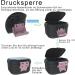 BVN Leak-Proof Prosthesis Box - Upgraded Tooth Bath Case & Travel Retainer Cleaner (Black & Pink) - Buy Online on GoSupps.com