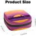 Sunset Beach Period Bag | Sanitary Napkin Storage & Travel Makeup Pouch - Buy Online on GoSupps.com