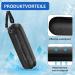 Yolonce Electric Toothbrush Travel Case - Portable Hard Shell Holder for Accessories | Black & Silver - Buy Online on GoSupps.com